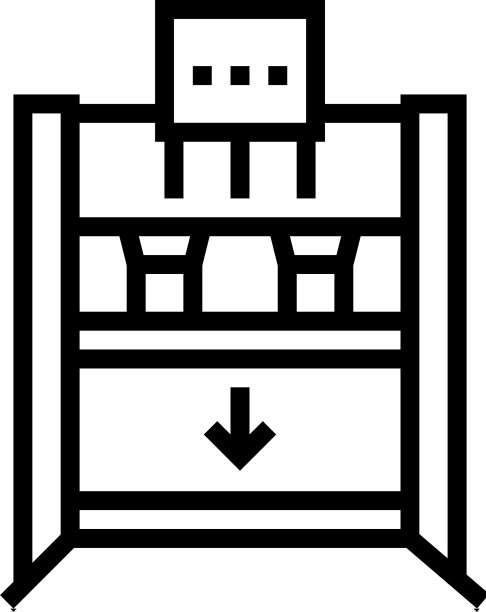 胶合板冷压设备生产线图标图片下载