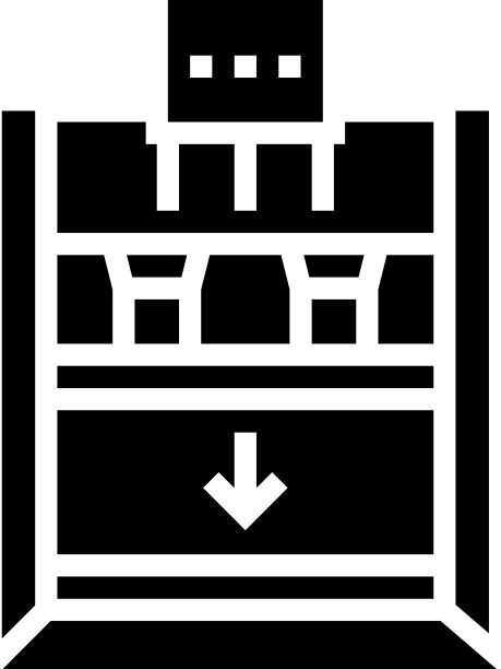 胶合板冷压设备字形图标图片下载