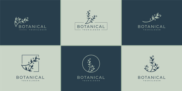 集植物标志设计之美图片下载