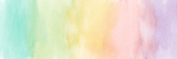 色彩鲜艳的梯度手绘水彩图片下载