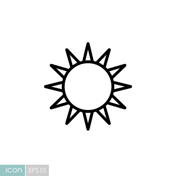 太阳图标天气标志图片下载
