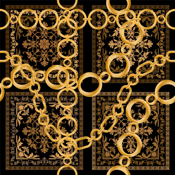 无缝花纹装饰宝石g图片下载