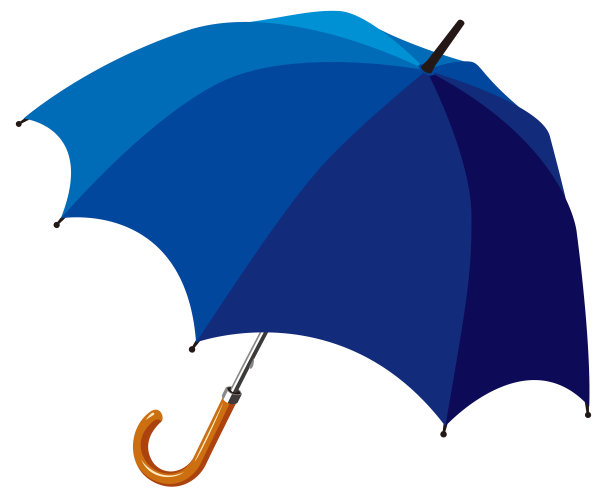 在白色背景下打开伞图片下载