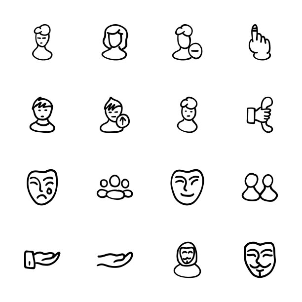 手绘图标图片下载