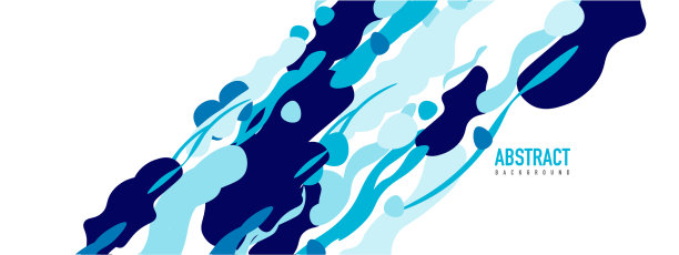 时尚的液体风格塑造抽象设计图片下载