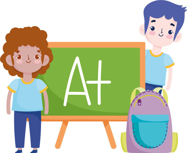 回到学校的学生男孩袋黑板图片下载