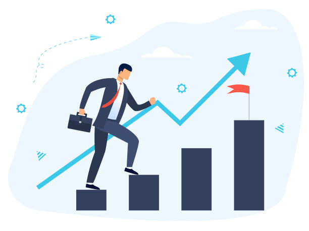 目标达成和成功的概念图片下载