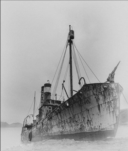 被遗弃的捕鲸船，海燕号图片下载