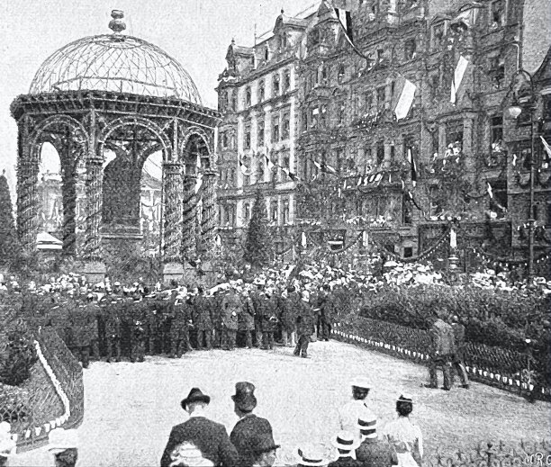 法兰克福的歌德庆典图片下载