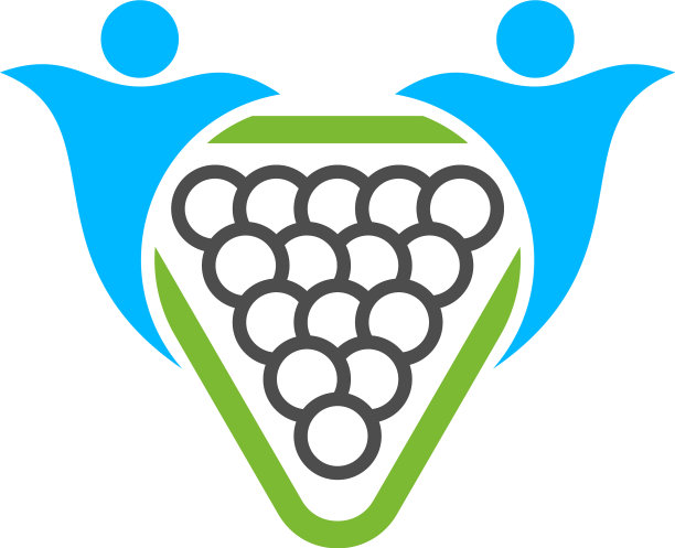 台球用人的标志设计运动标签图片下载