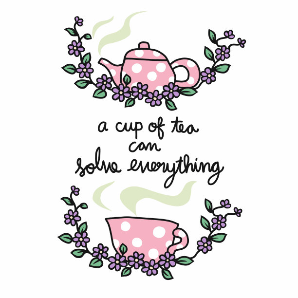 一杯茶可以解决一切问题图片下载