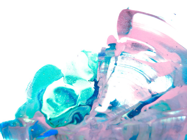 亚克力彩绘背景，彩色彩绘，白色背景上的彩妆色彩，艺术沙龙，艺术设计魅力，垃圾设计图片下载