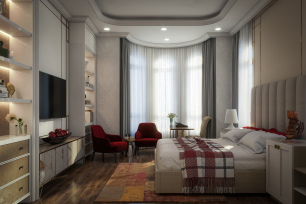 豪华主卧室图片下载