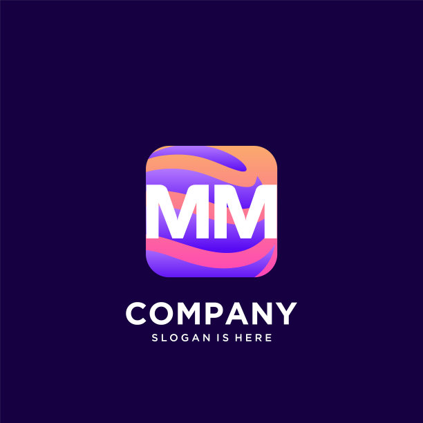 Mm初始标志与彩色模板图片下载