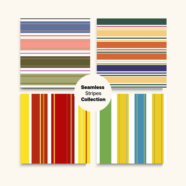 水手条纹无缝纹理设置冬季图片下载