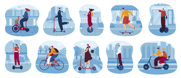 生态城市交通套图片下载