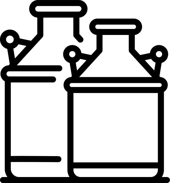 喝农用罐图标轮廓风格图片下载