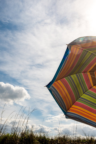 沙滩伞。图片下载