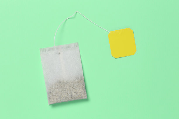 绿色的茶包图片下载