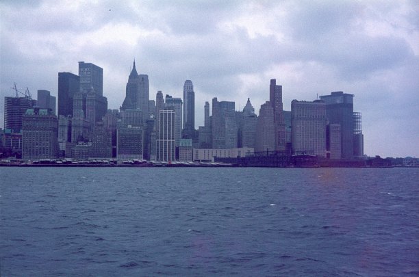 曼哈顿南端的城市景观，纽约市图片下载