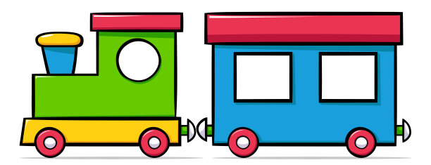 卡通玩具火车图片下载