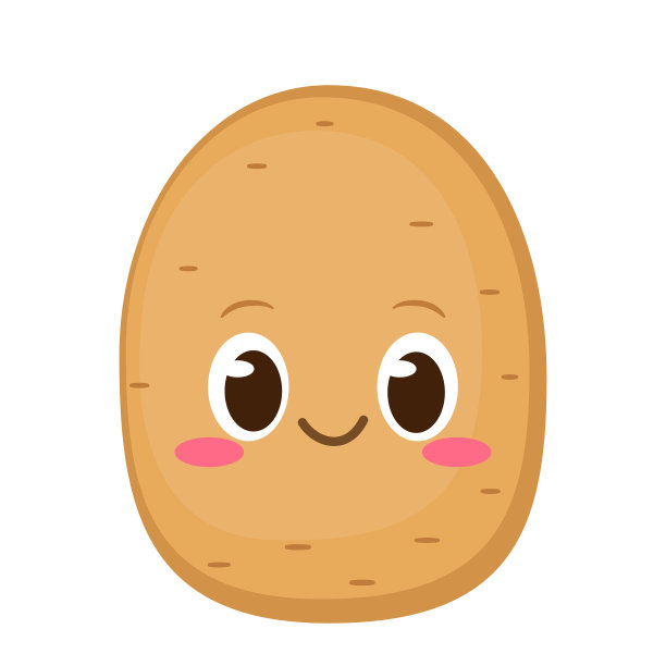 可爱的开心土豆表情图片下载