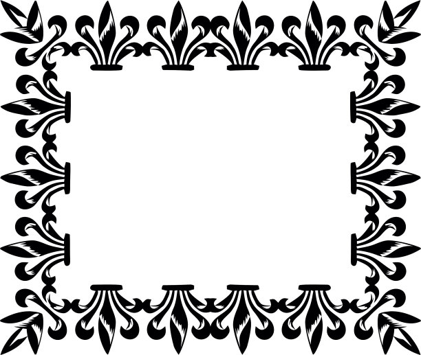 黑白相框上的白色图片下载