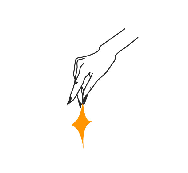 手绘抽象股票平面图形图片下载