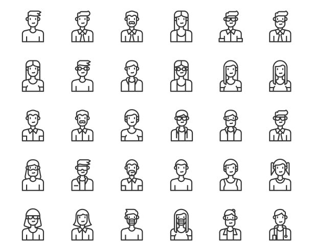 阿凡达人偶像线男人女人男孩年长图片下载