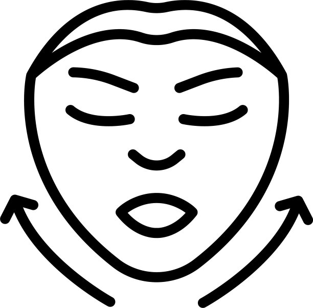 皱纹处理图标轮廓风格图片下载