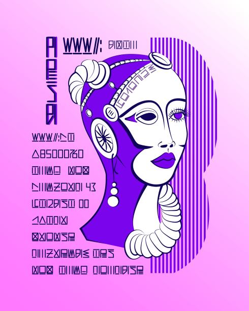 塞伯朋克。抽象图片下载