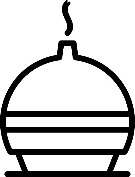 清新剂扩散器图标轮廓风格图片下载