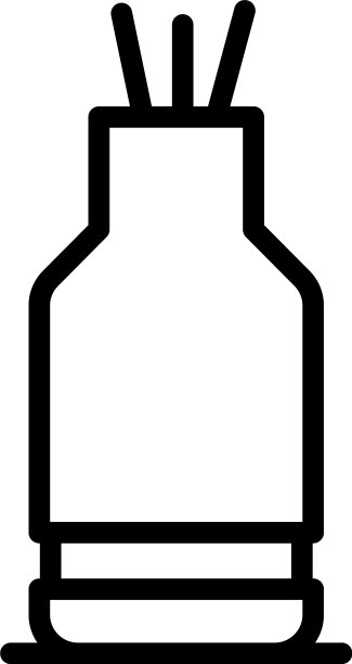 草药扩散图标轮廓风格图片下载