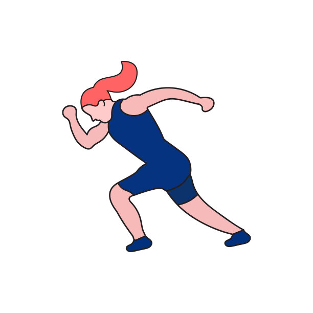 女人跑平风格性格对身体好图片下载