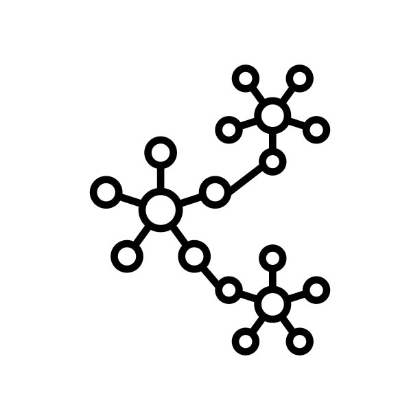 分子图标设计矢量模板图片下载