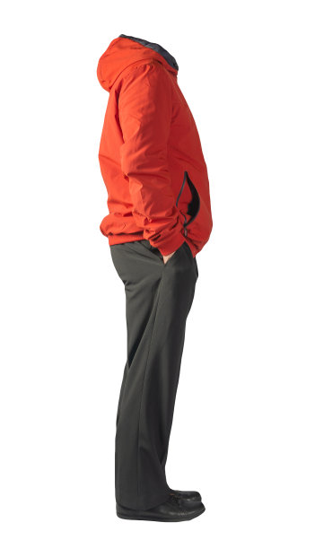 男夹克，裤子和皮鞋孤立在白色背景。图片下载