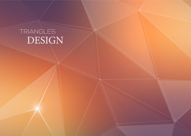 三角形和线条的抽象背景图片下载