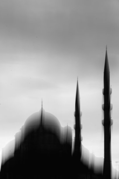 土耳其伊斯坦布尔Eminönü清真寺剪影图片下载