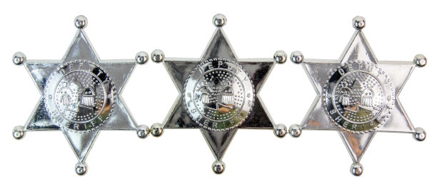 塑料副警长徽章图片下载