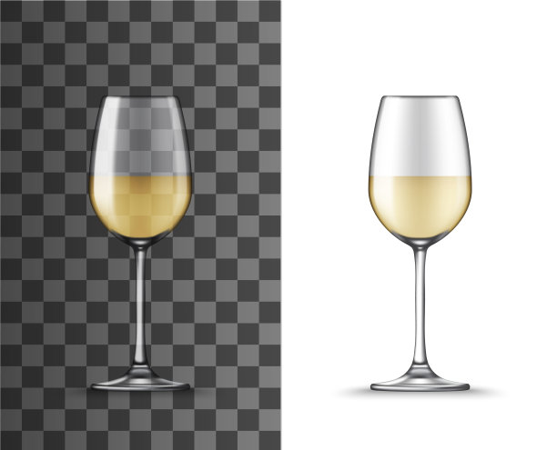葡萄酒杯白葡萄酒透明隔离杯图片下载