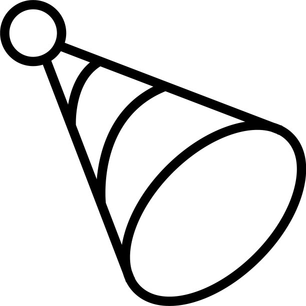 党帽子线图标图片下载