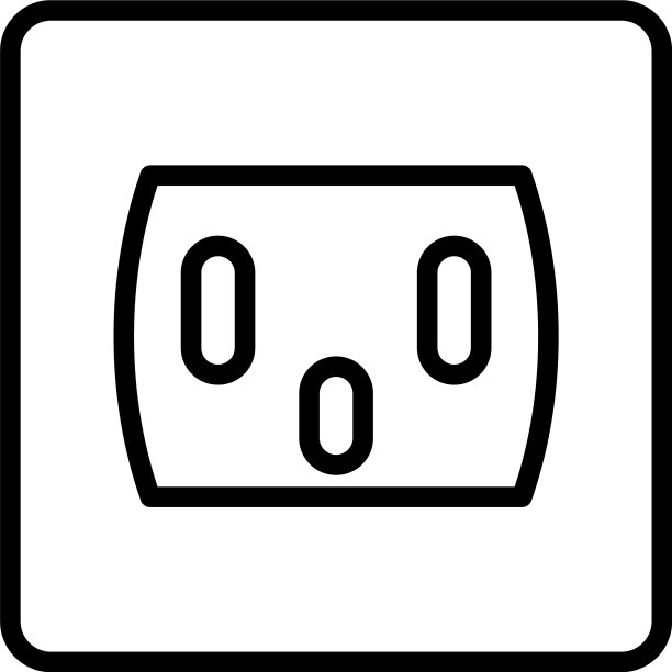 电源插座线路图标图片下载