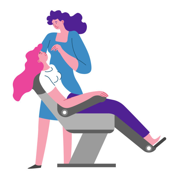 皮肤科医生照顾客户的脸图片下载