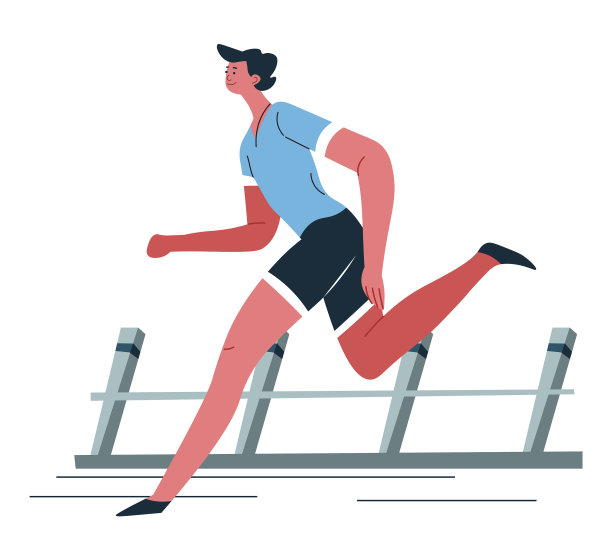 男人慢跑锻炼男性性格训练图片下载