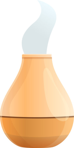 清新剂扩散图标卡通风格图片下载