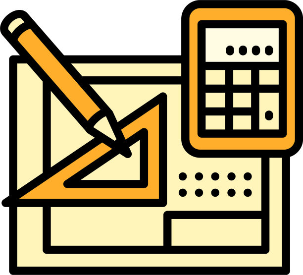 建筑设备图标轮廓风格图片下载