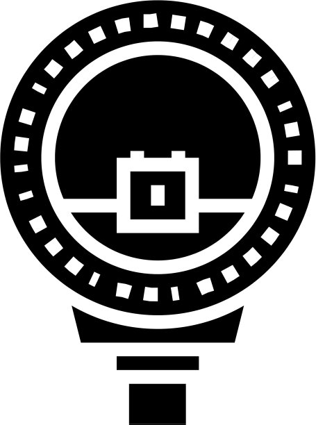 Led闪光灯的照片相机字形图标图片下载