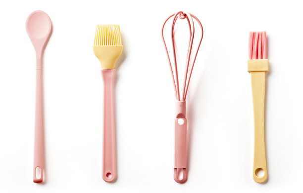 厨房用具孤立在白色，从上面图片下载