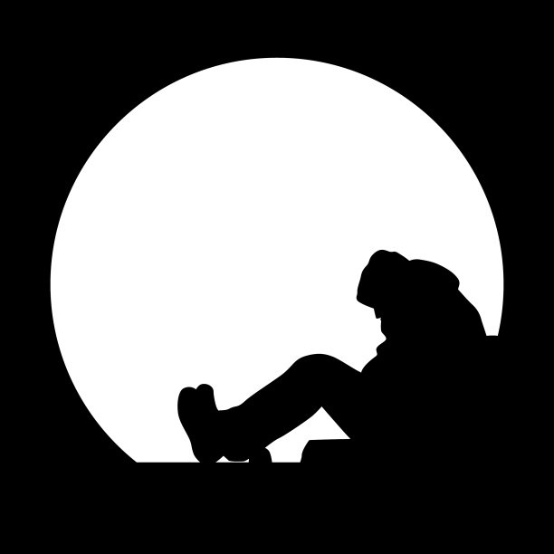 男流浪汉坐在地铁侧视图图片下载