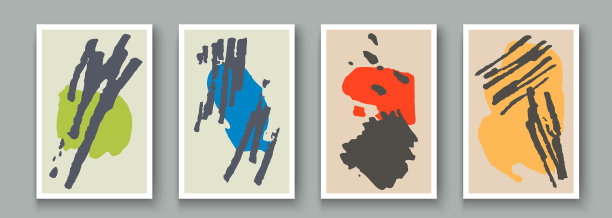 创意极简主义手绘抽象图片下载